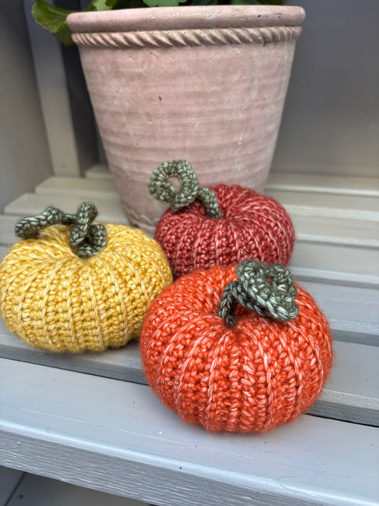 Crochet Pumpkin Kit - Stone Washed XL