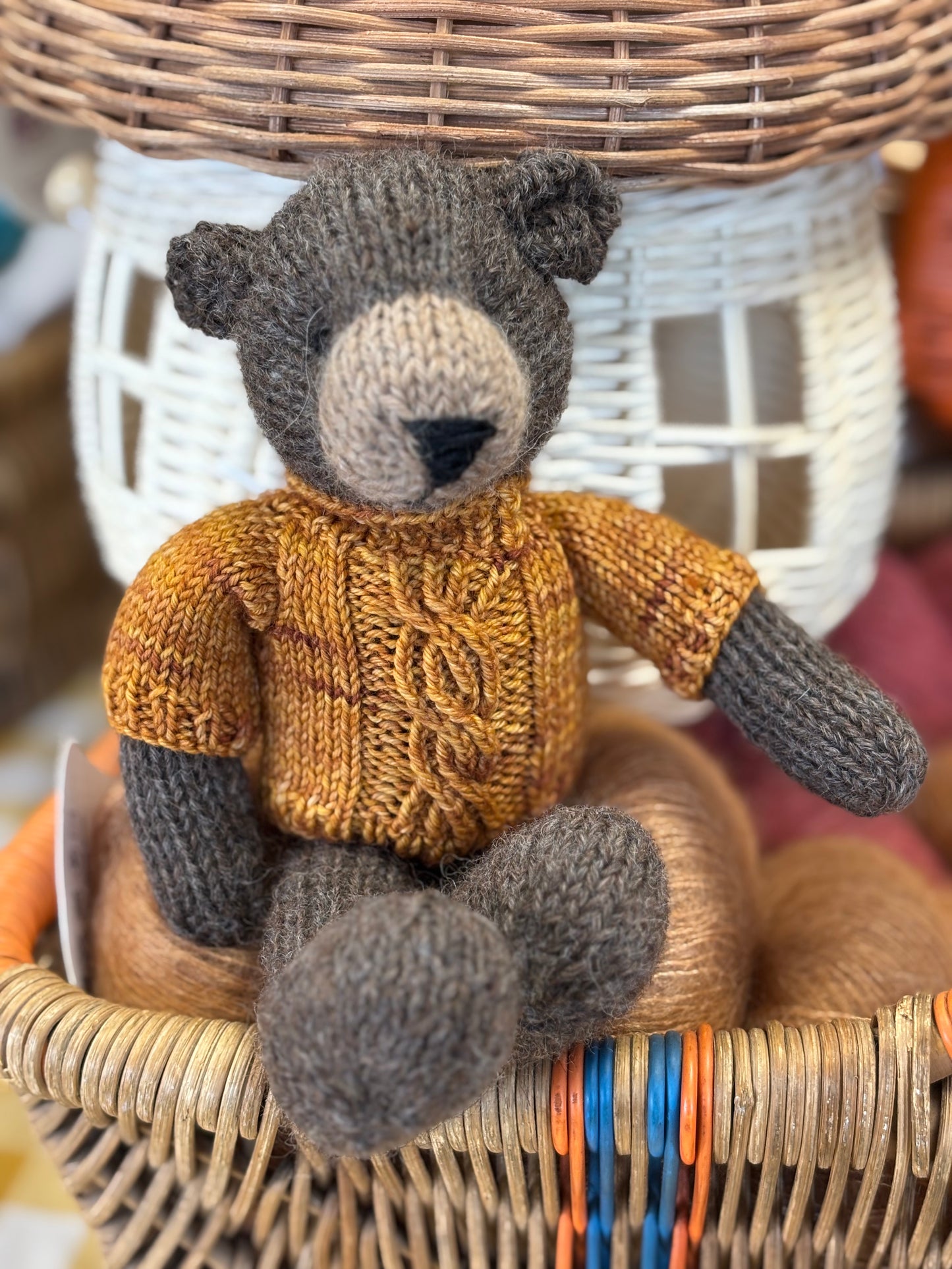 Little Cotton Rabbits Kit - Bear in a Cable Sweater