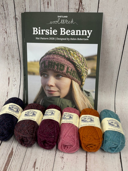***NEW*** Shetland Wool Week Birdie Beanie Hat Kits