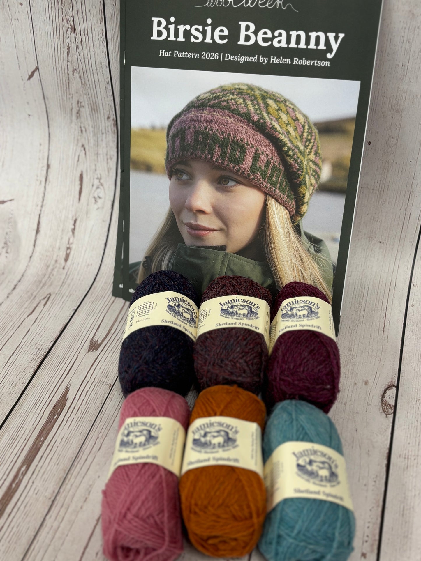 ***NEW*** Shetland Wool Week Birdie Beanie Hat Kits