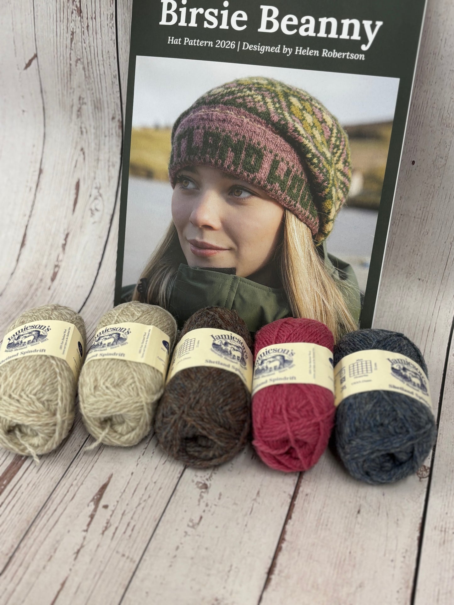 ***NEW*** Shetland Wool Week Birdie Beanie Hat Kits