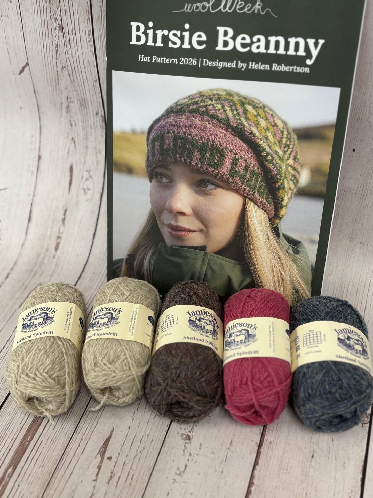 ***NEW*** Shetland Wool Week Birdie Beanie Hat Kits