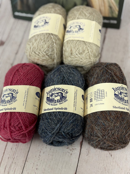***NEW*** Shetland Wool Week Birdie Beanie Hat Kits
