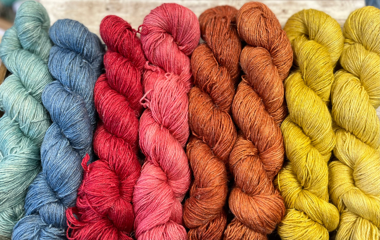 Alpaca/Linen/Silk Luxury 4ply yarn