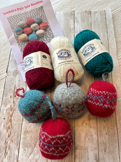 Locket’s Fair Isle Bauble Kits