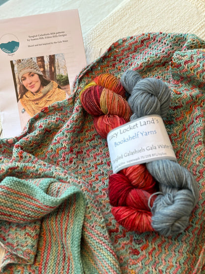 Bookshelf Yarn Sets & Pattern for the Tangled Galashiels 2024 Shawl