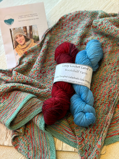 Bookshelf Yarn Sets & Pattern for the Tangled Galashiels 2024 Shawl