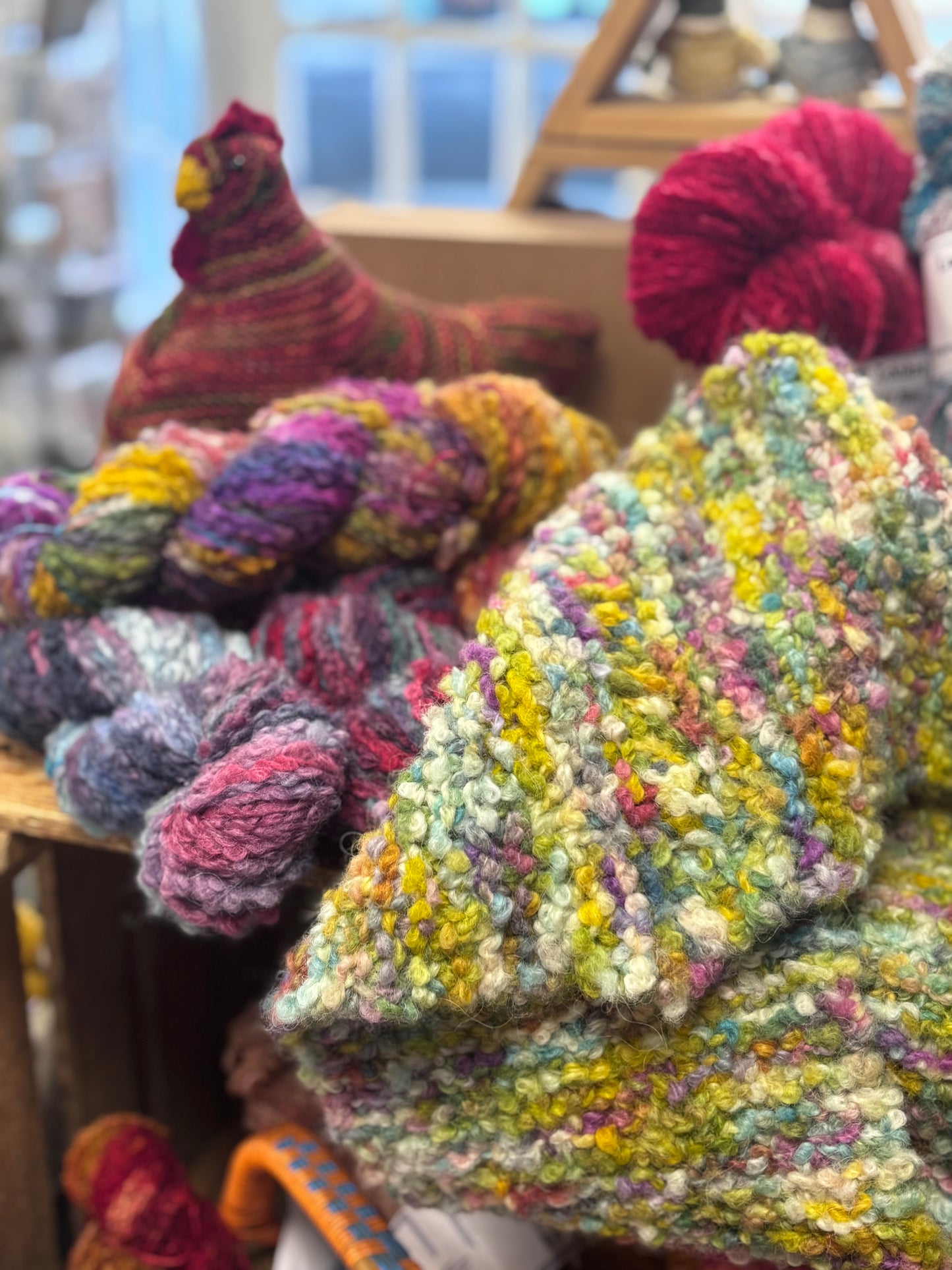 Hand Dyed Teddy Bear Chunky Yarn