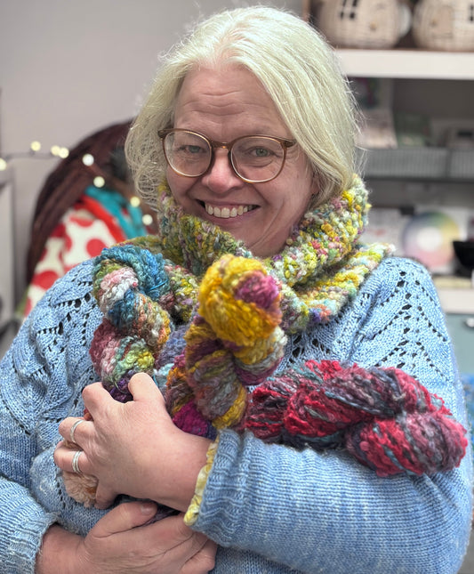 Hand Dyed Teddy Bear Chunky Yarn