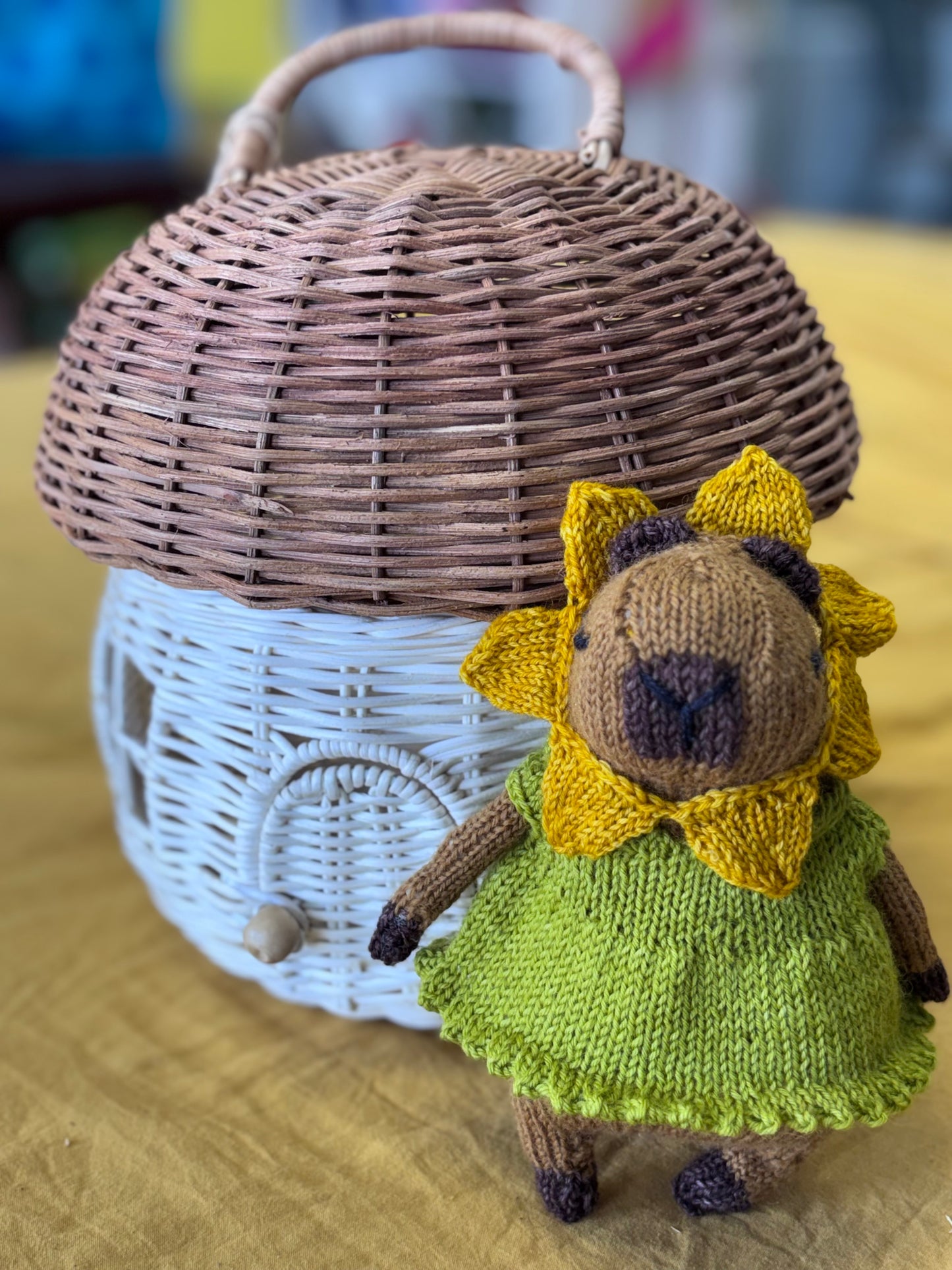 ***NEW*** Happy Flower Capybara knitting kit