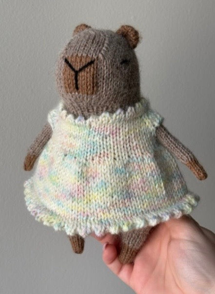 ***NEW*** Happy Flower Capybara knitting kit