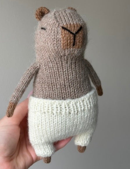 ***NEW*** Happy Flower Capybara knitting kit