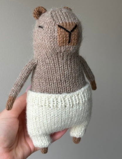 ***NEW*** Happy Flower Capybara knitting kit
