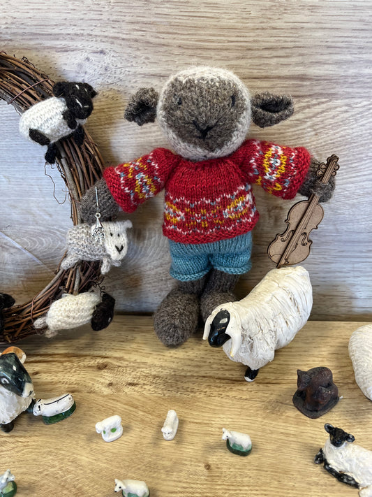 Locket's Year of Little Cotton Rabbits - Maurice (aka Eric)  the Shetland Sheep