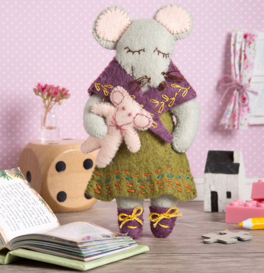 Corinne Lapierre's Little Miss Mouse Felt Craft Kit
