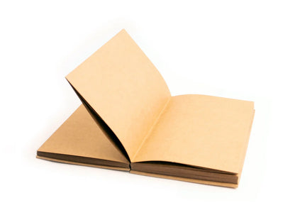 A5 Kraft paper Concertina Sketchbook with Case