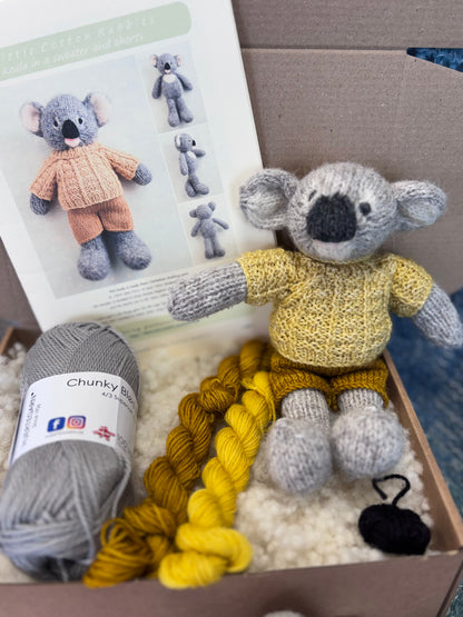 Little Cotton Rabbits Koala in a Jumper & Shorts Kit