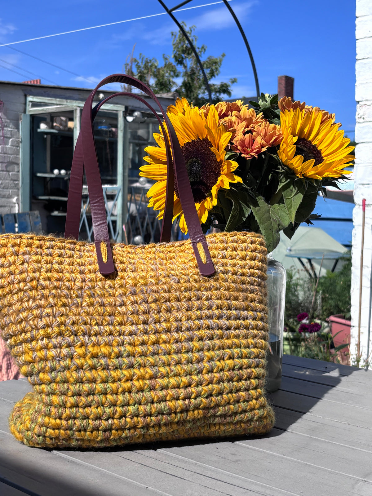 Crochet Stash Buster Bag Workshop - Friday 4th December 10.30-1.30