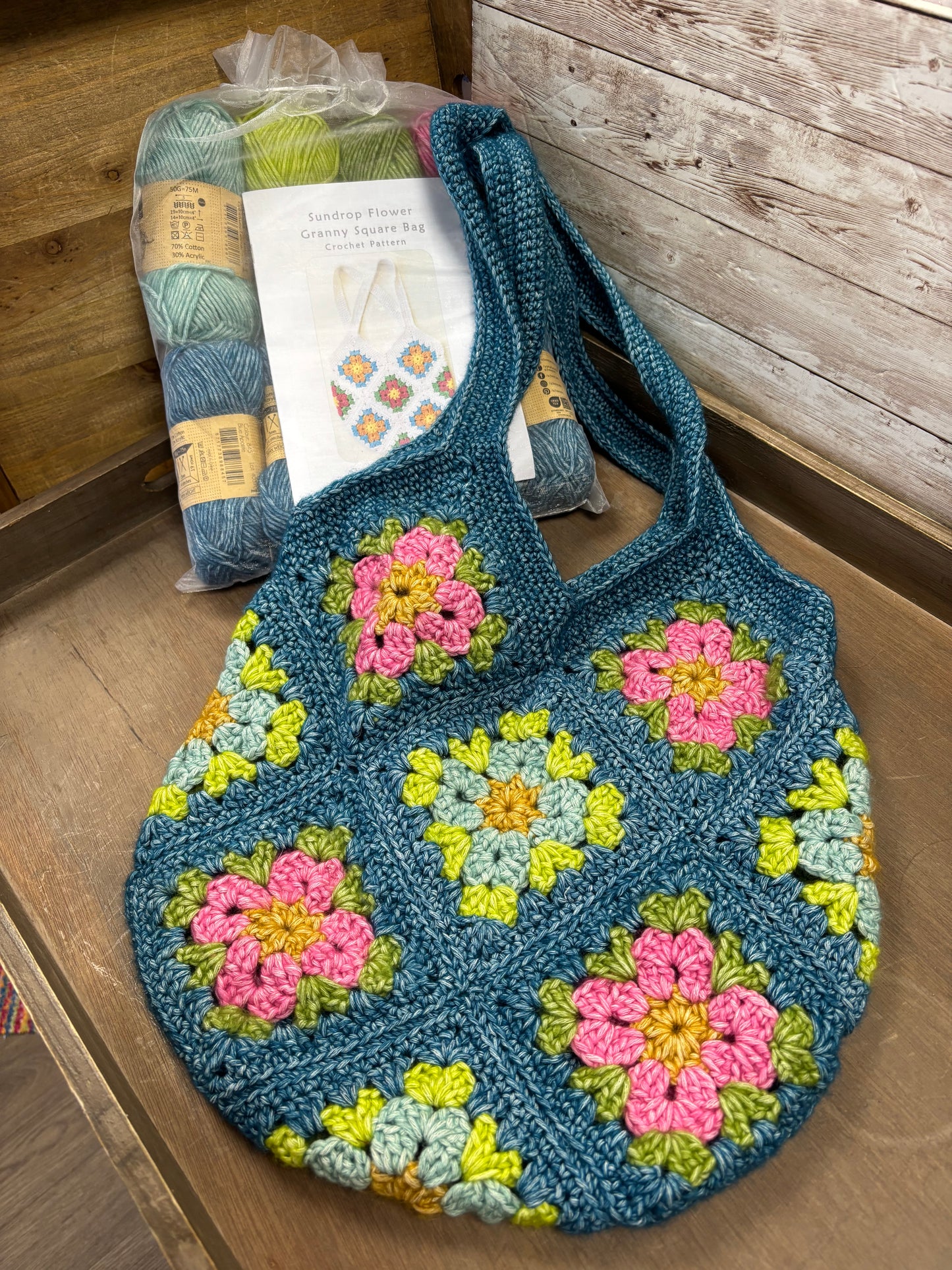 Sun-Drop Crochet Bag Kit