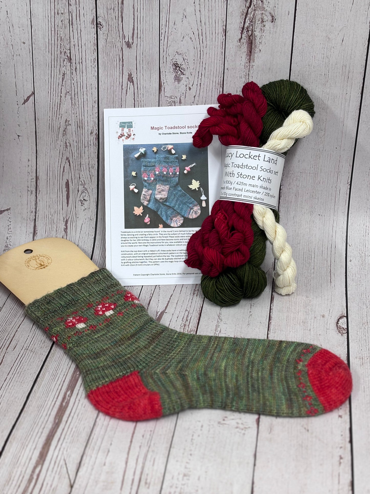 Magic Toadstool Sock Kit
