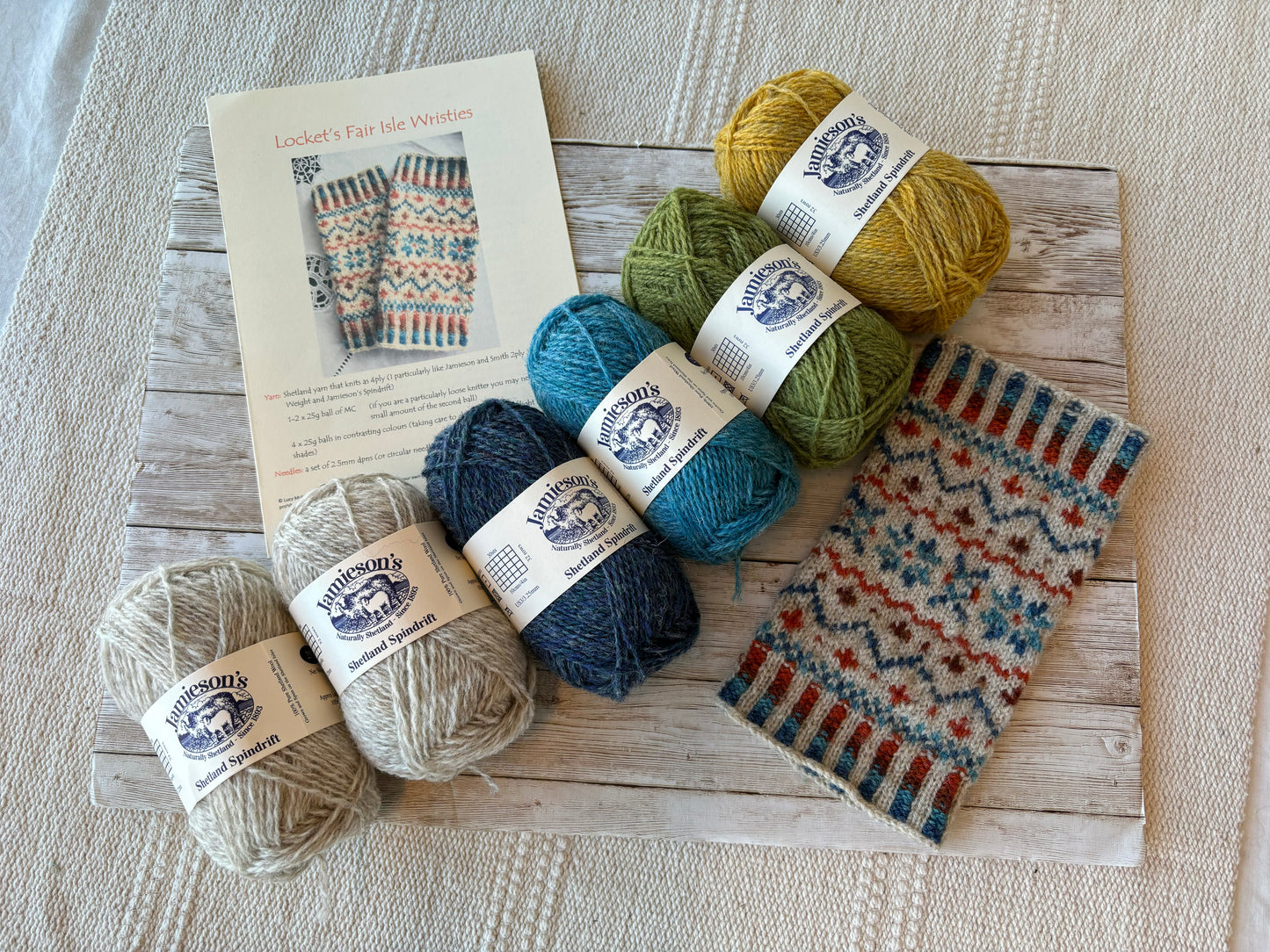 Locket’s Fair Isle Wristies Kit