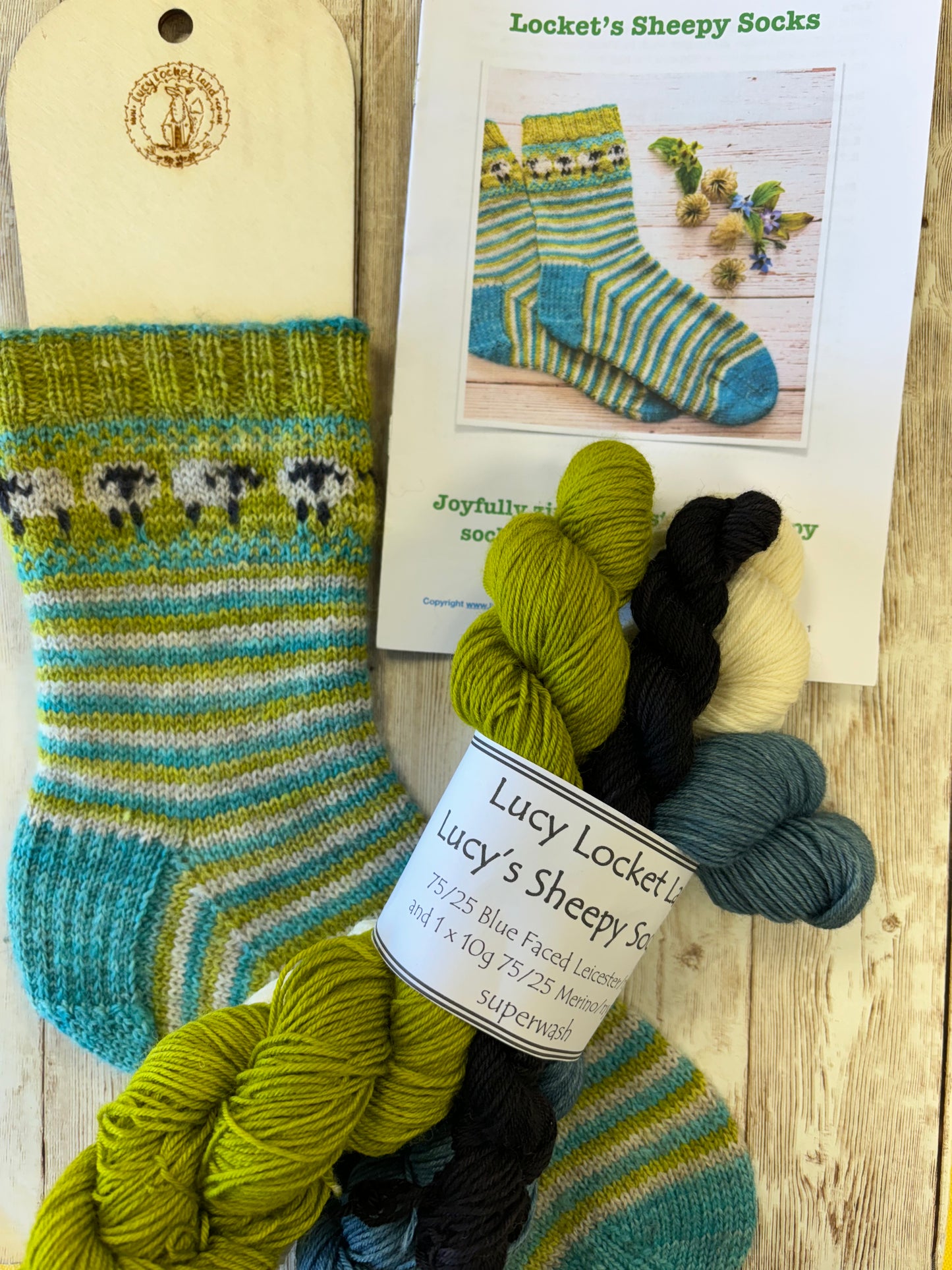 Locket’s Sheepy Socks Kit