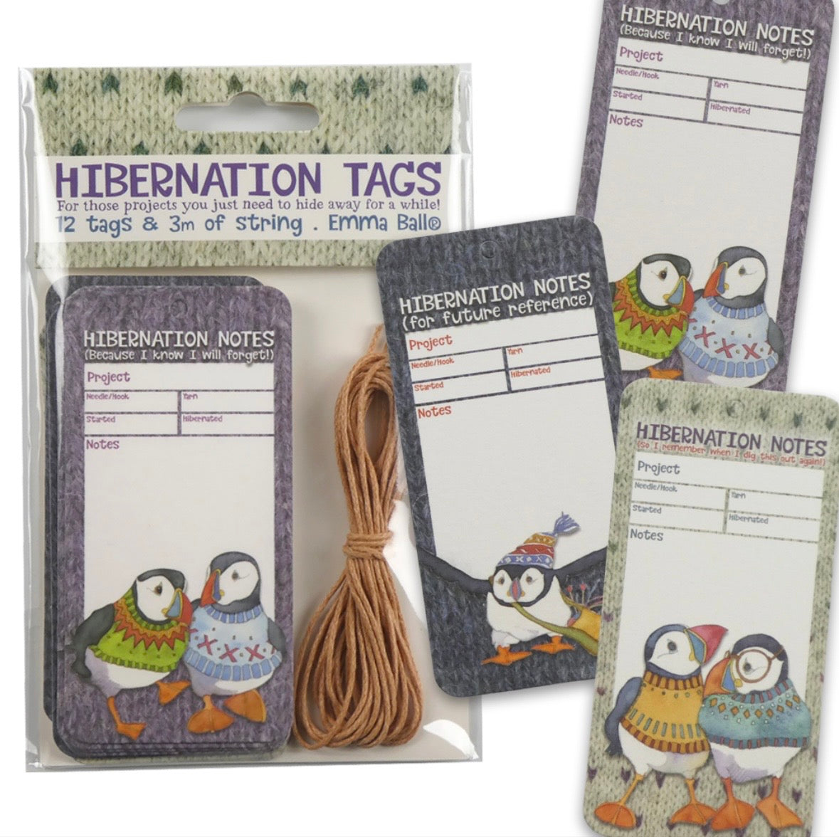 NEW Emma Ball Hibernation Tags