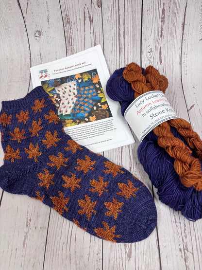 Autumn Leaves Sock Kit