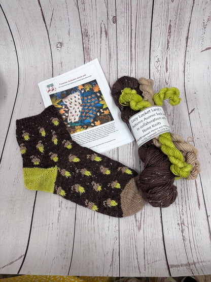 Autumn Acorns Sock Kit
