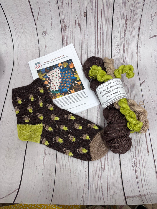 Autumn Acorns Sock Kit