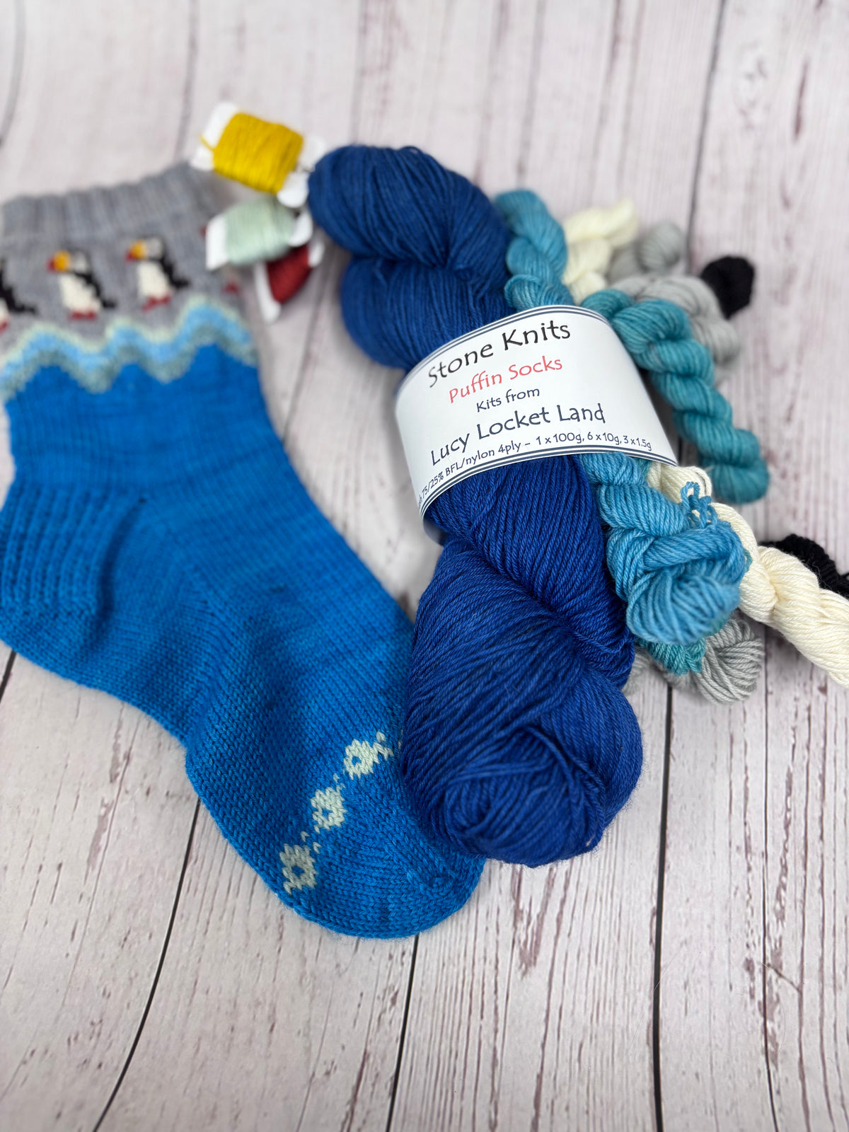 Puffin Socks Yarn set