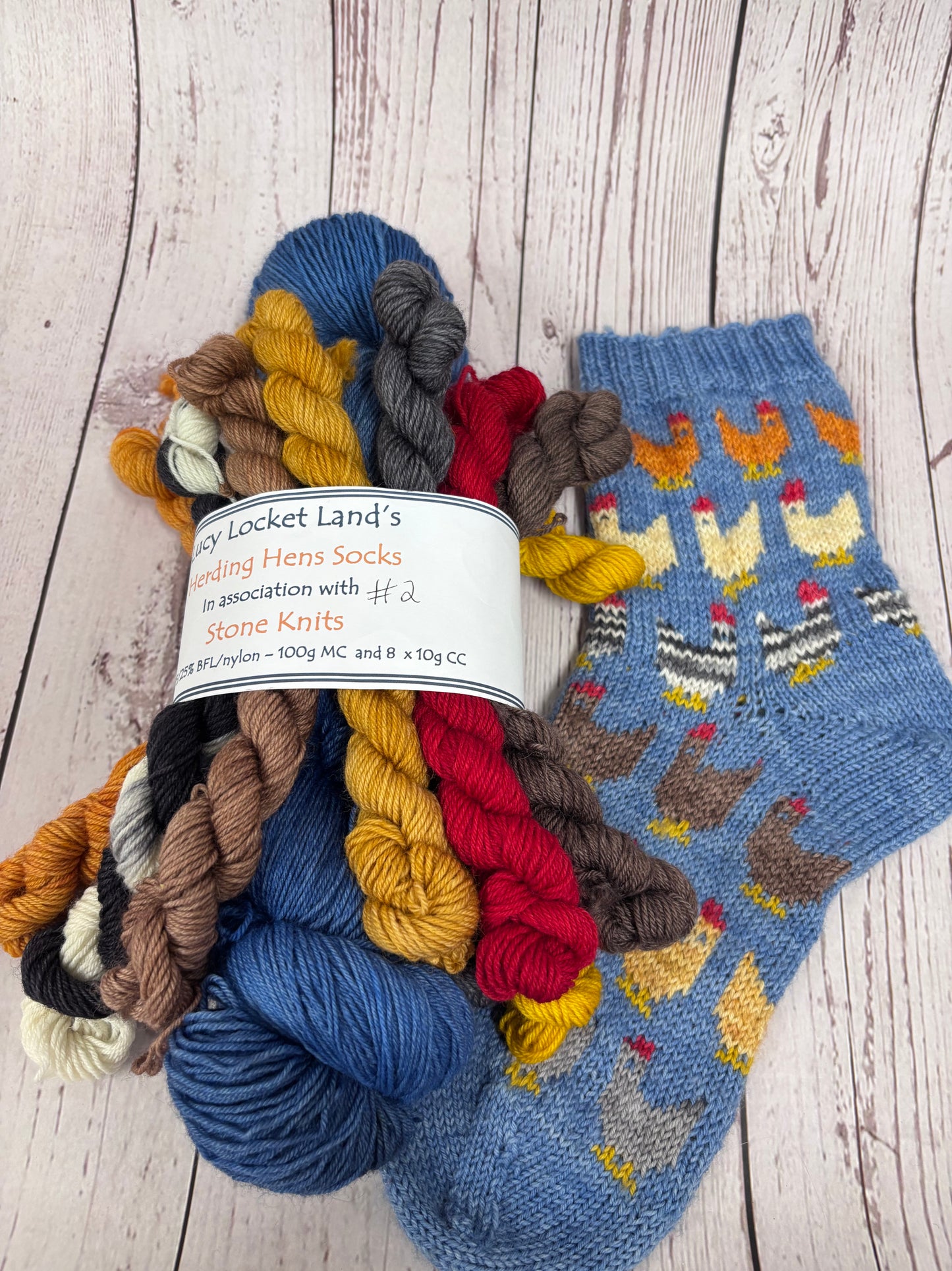 Herding Hens Socks kit