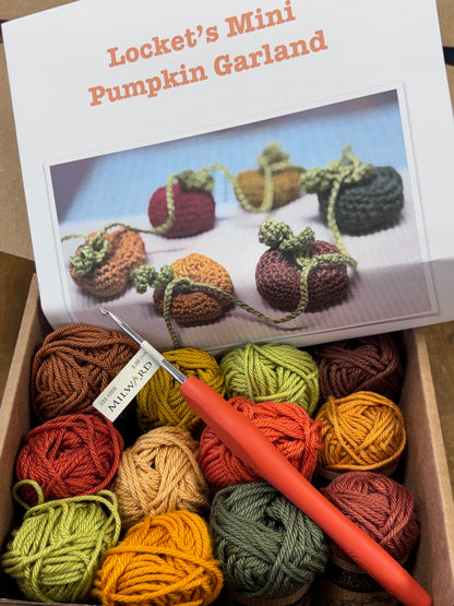 Locket’s Crochet Mini Pumpkin Garland