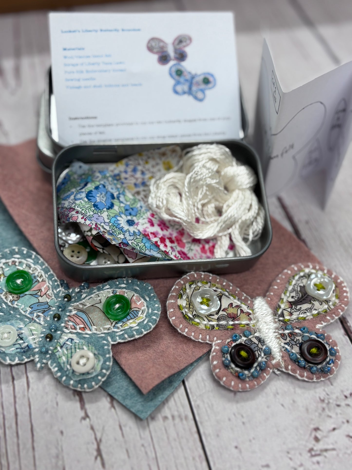 Locket’s Liberty Butterfly Brooch Kit