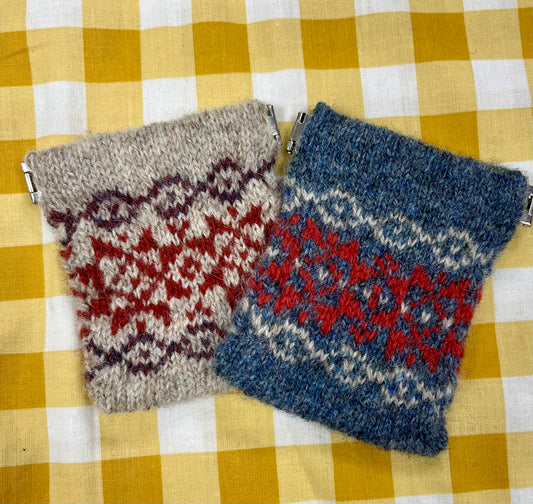 Fair Isle Coin Purse / Glasses Case