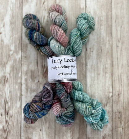 Trio of Lovely Goslings knitting kit