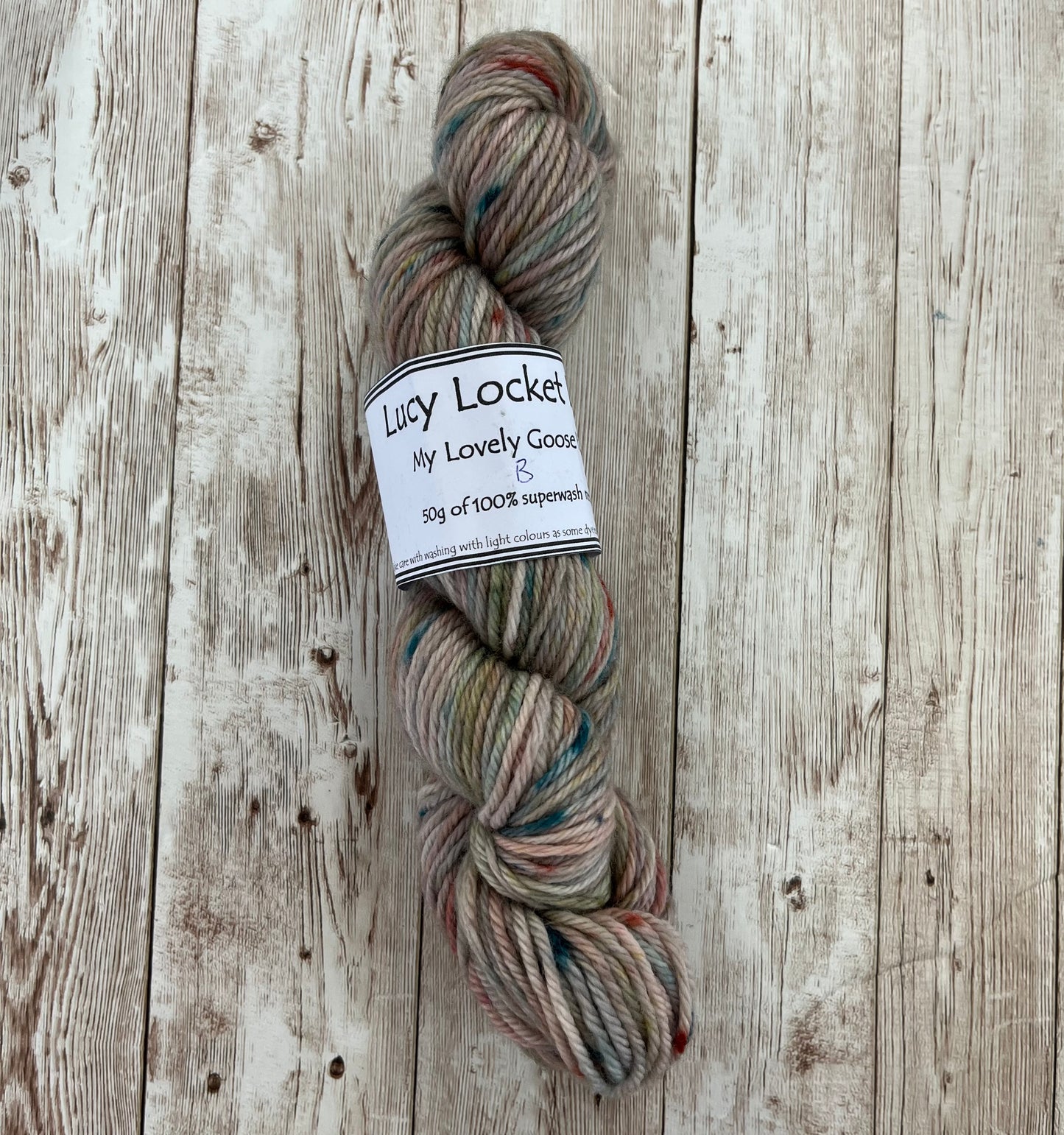 Hand Dyed Lovely Goose knitting kit