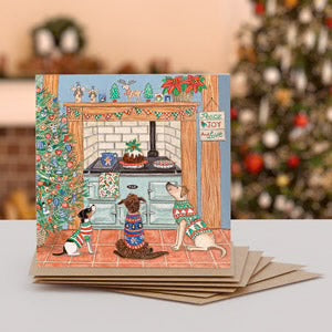 Green Pebble Greetings Cards