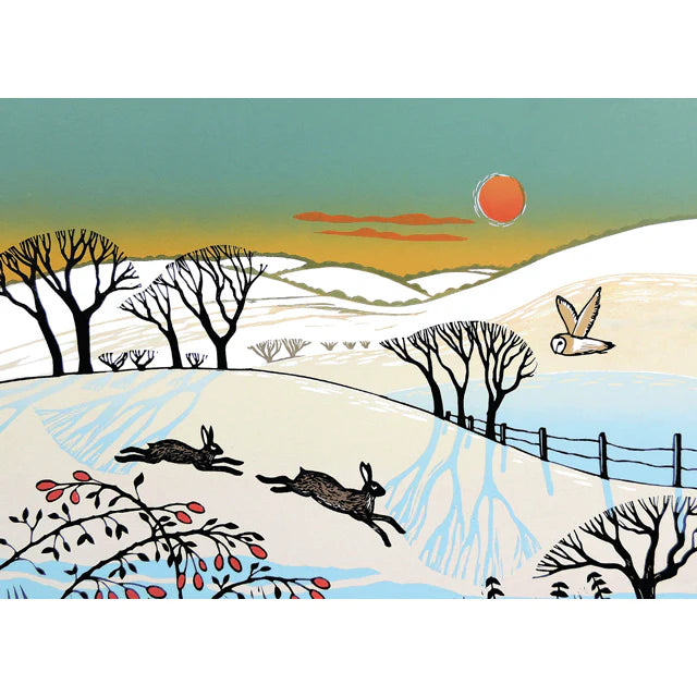 Green Pebble Greetings Cards