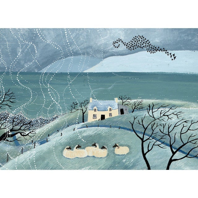 Green Pebble Greetings Cards