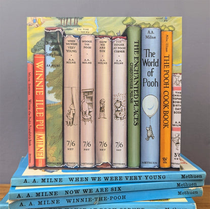 New Bookshelf Art greetings card by Roo Waterhouse