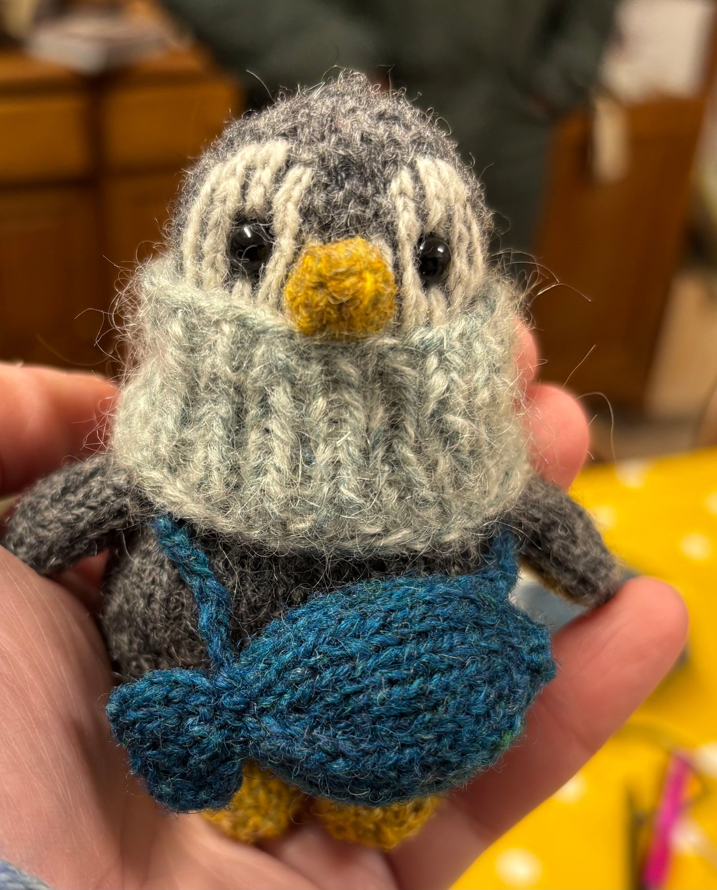 The Little Penguin by Kristina Tsvikevich Knitting Kits - pattern available separately