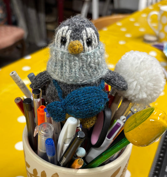 The Little Penguin by Kristina Tsvikevich Knitting Kits - pattern available separately