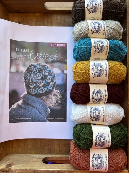 Aal Ower Toorie Shetland Wool Week Hat Kits with Pattern Booklet