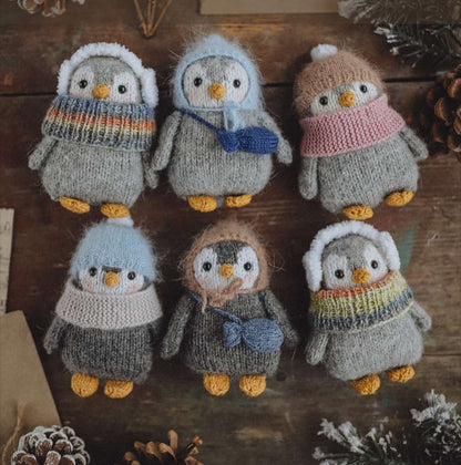 The Little Penguin by Kristina Tsvikevich Knitting Kits - pattern available separately