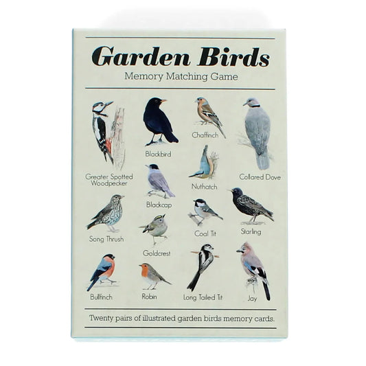 Garden Birds Memory/Pairs game