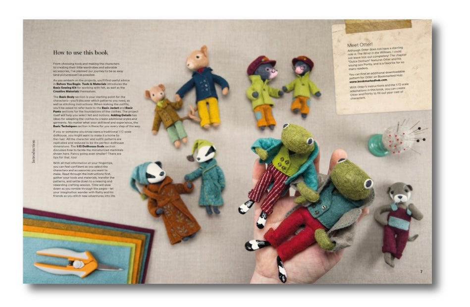 The Wind in the Willows Felt Friends by Cynthia Treen