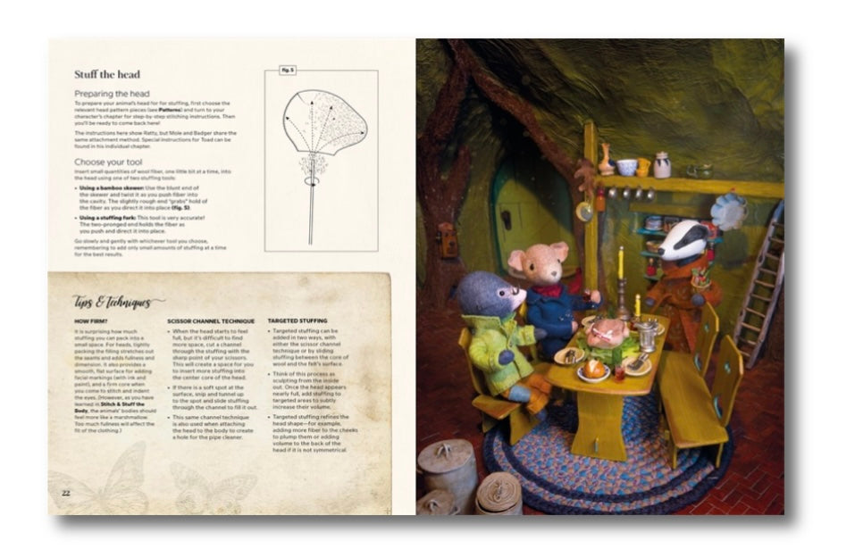 The Wind in the Willows Felt Friends by Cynthia Treen