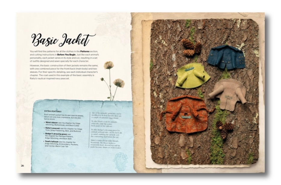 The Wind in the Willows Felt Friends by Cynthia Treen