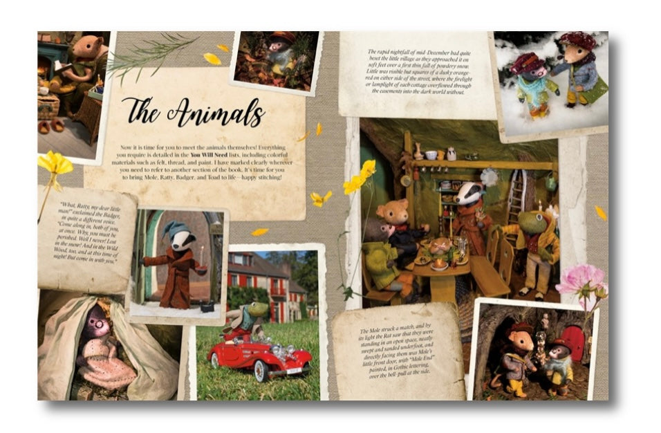 The Wind in the Willows Felt Friends by Cynthia Treen